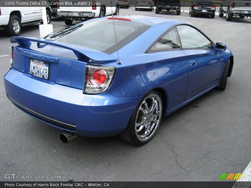 Carbon Blue Metallic / Gray 2000 Toyota Celica GT