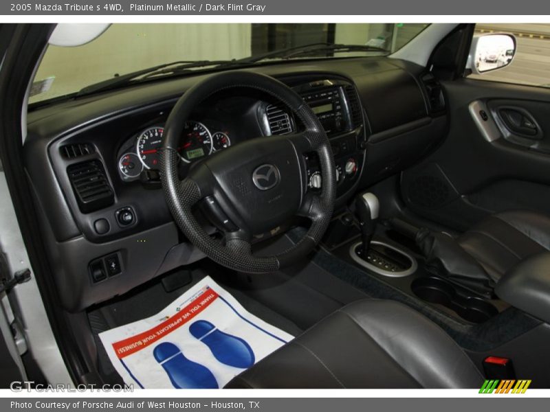 Platinum Metallic / Dark Flint Gray 2005 Mazda Tribute s 4WD