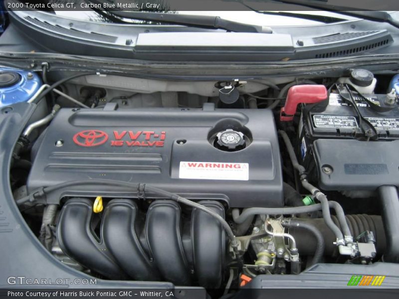 Carbon Blue Metallic / Gray 2000 Toyota Celica GT