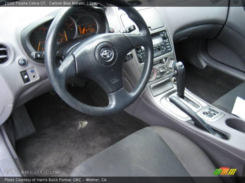 Carbon Blue Metallic / Gray 2000 Toyota Celica GT