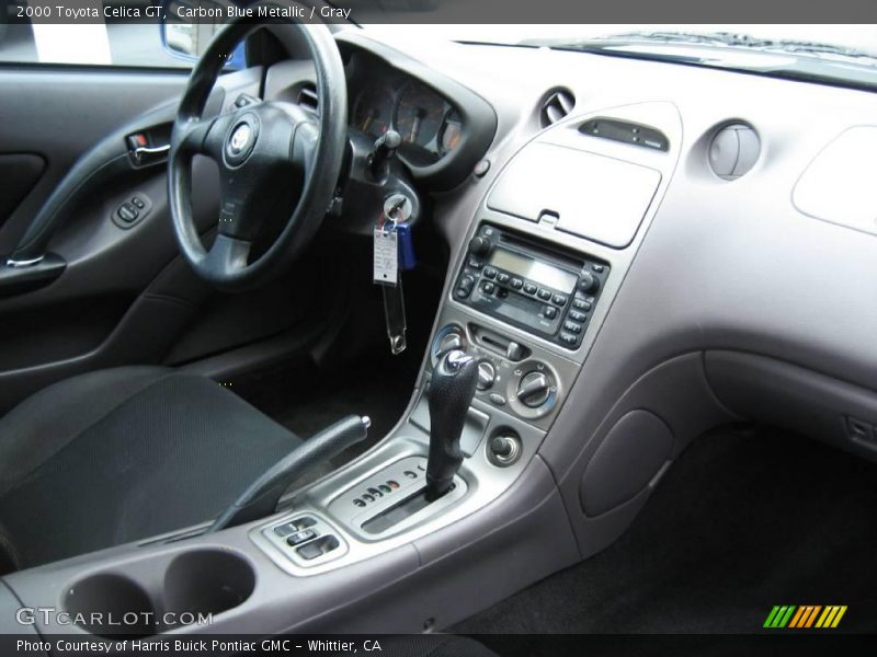 Carbon Blue Metallic / Gray 2000 Toyota Celica GT