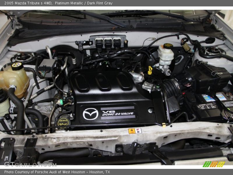 Platinum Metallic / Dark Flint Gray 2005 Mazda Tribute s 4WD