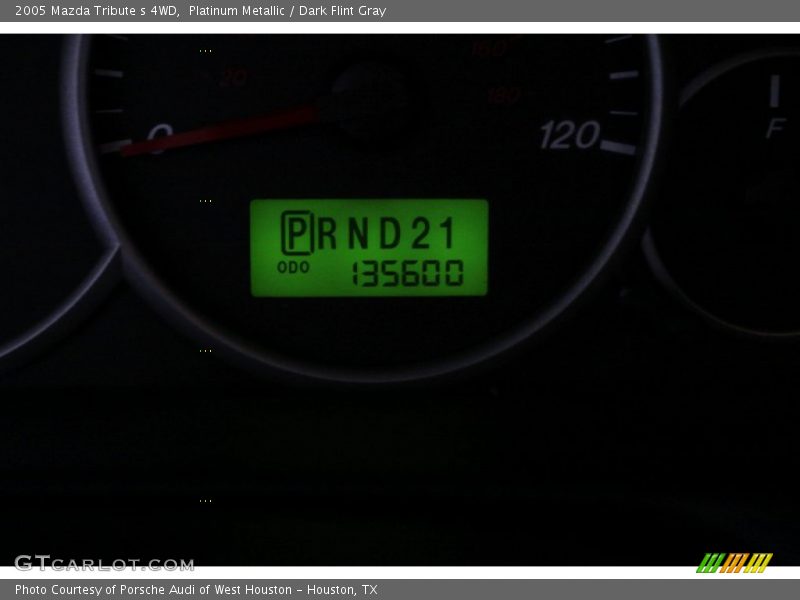 Platinum Metallic / Dark Flint Gray 2005 Mazda Tribute s 4WD