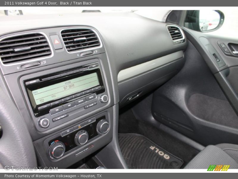 Black / Titan Black 2011 Volkswagen Golf 4 Door