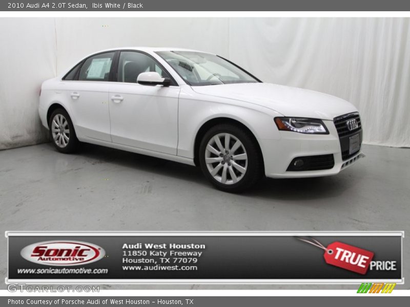 Ibis White / Black 2010 Audi A4 2.0T Sedan