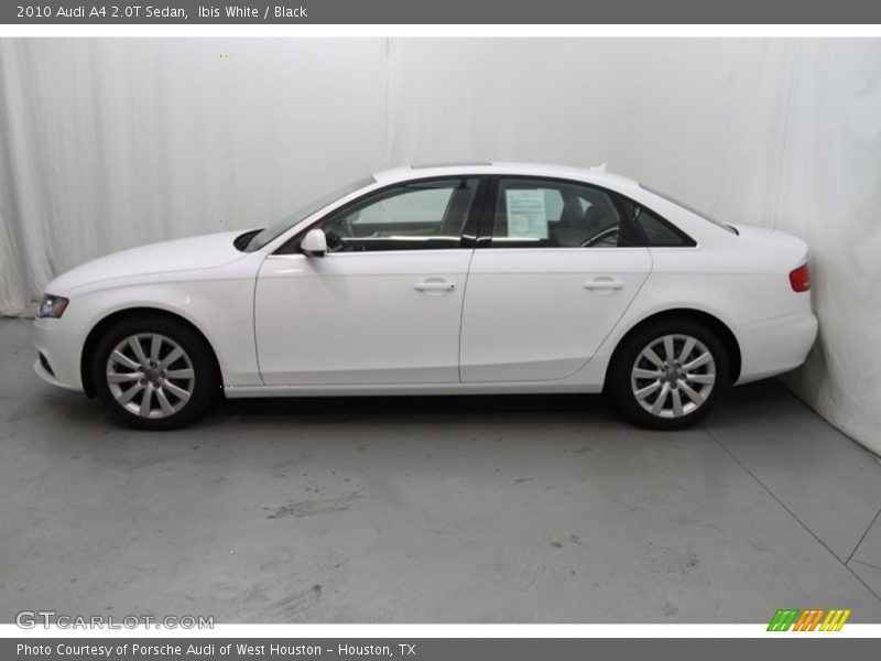 Ibis White / Black 2010 Audi A4 2.0T Sedan