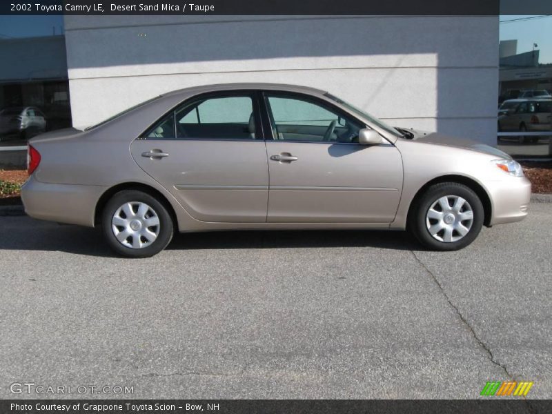 Desert Sand Mica / Taupe 2002 Toyota Camry LE