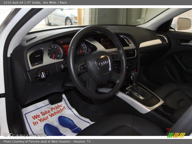 Ibis White / Black 2010 Audi A4 2.0T Sedan