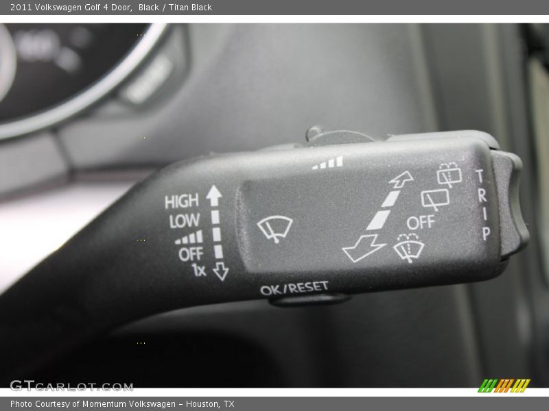 Black / Titan Black 2011 Volkswagen Golf 4 Door