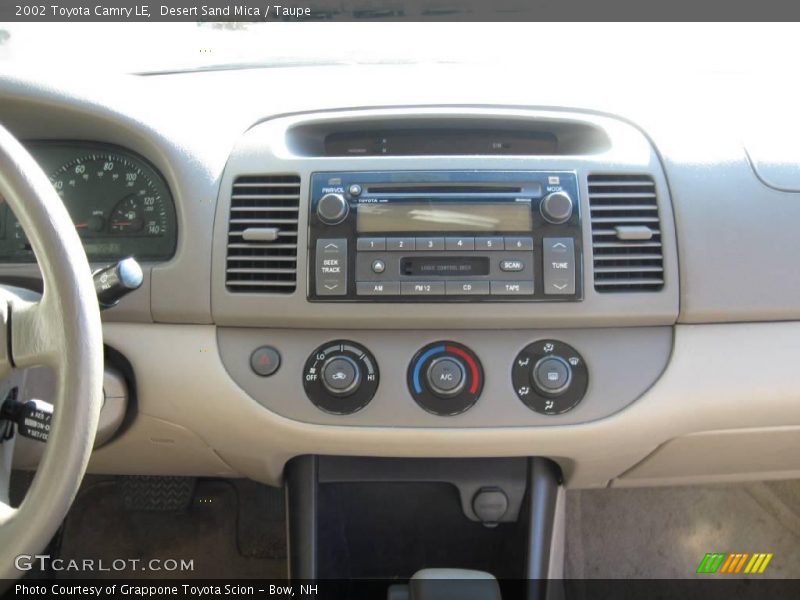 Desert Sand Mica / Taupe 2002 Toyota Camry LE