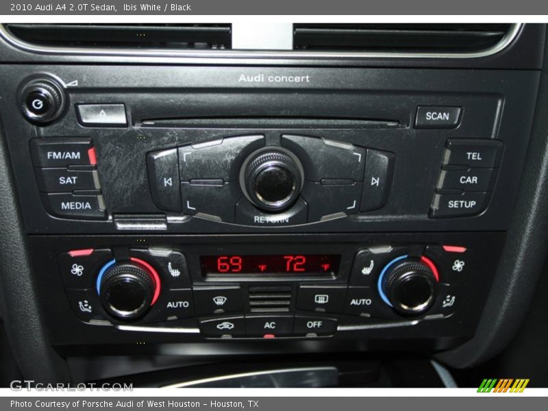 Ibis White / Black 2010 Audi A4 2.0T Sedan