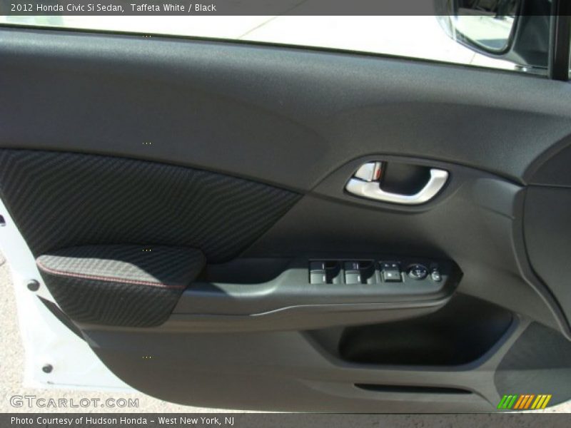 Taffeta White / Black 2012 Honda Civic Si Sedan