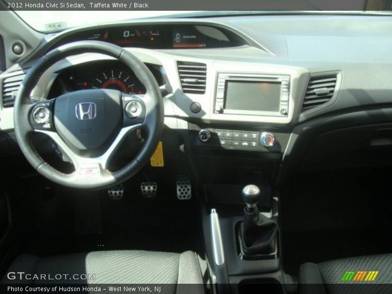 Taffeta White / Black 2012 Honda Civic Si Sedan