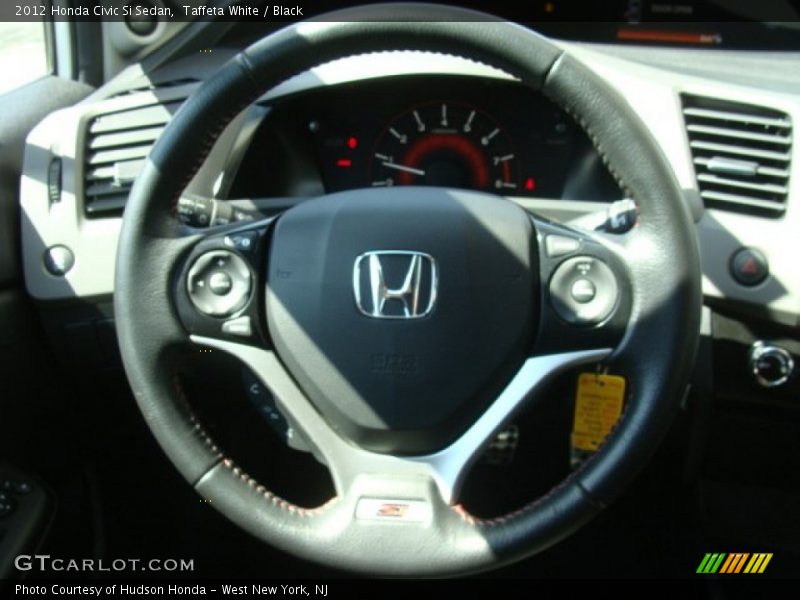 Taffeta White / Black 2012 Honda Civic Si Sedan