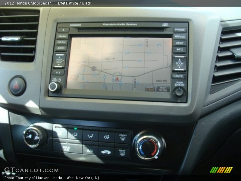 Taffeta White / Black 2012 Honda Civic Si Sedan