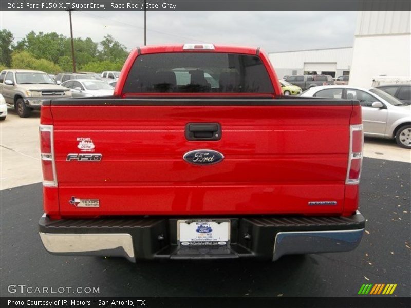 Race Red / Steel Gray 2013 Ford F150 XLT SuperCrew