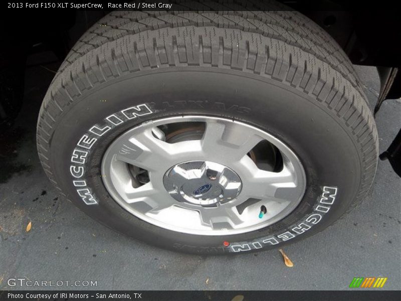 Race Red / Steel Gray 2013 Ford F150 XLT SuperCrew