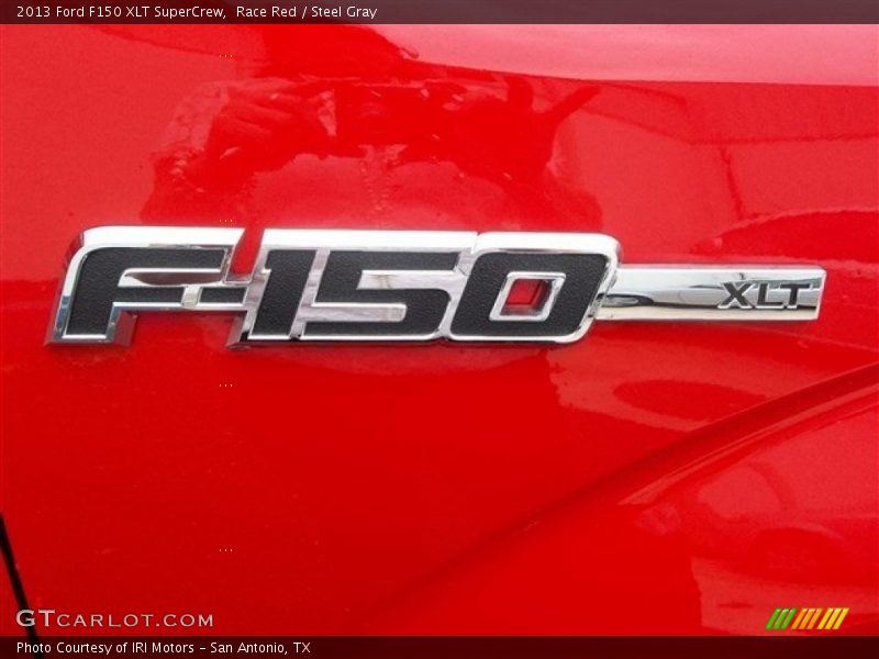 Race Red / Steel Gray 2013 Ford F150 XLT SuperCrew