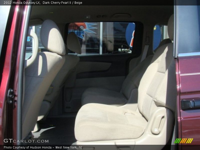 Dark Cherry Pearl II / Beige 2012 Honda Odyssey LX