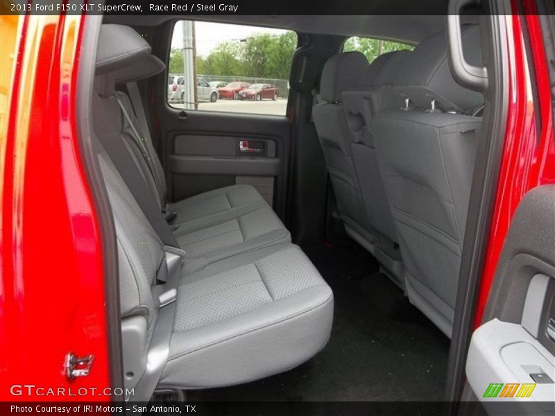 Race Red / Steel Gray 2013 Ford F150 XLT SuperCrew