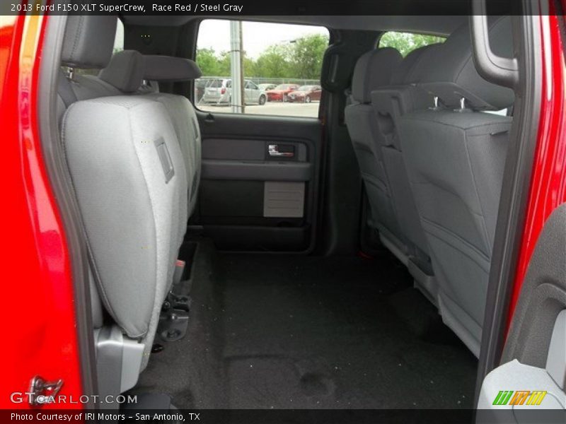 Race Red / Steel Gray 2013 Ford F150 XLT SuperCrew