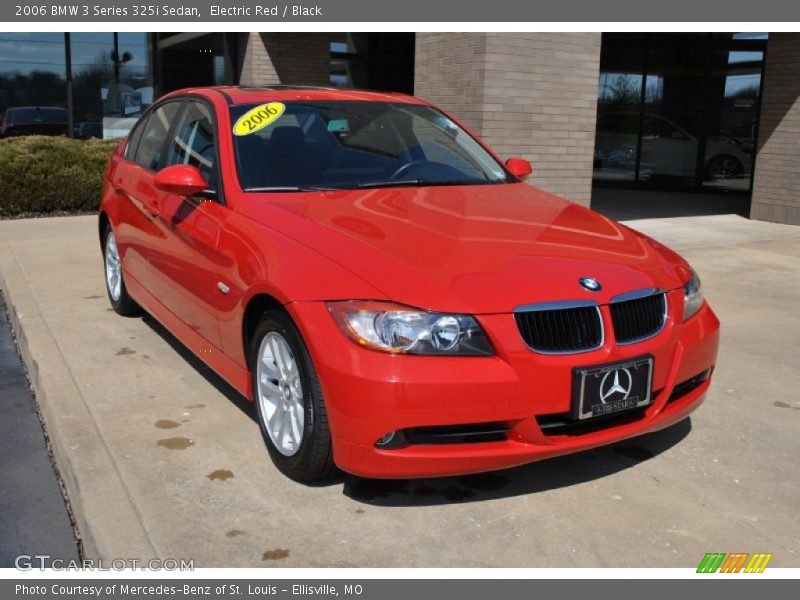 Electric Red / Black 2006 BMW 3 Series 325i Sedan