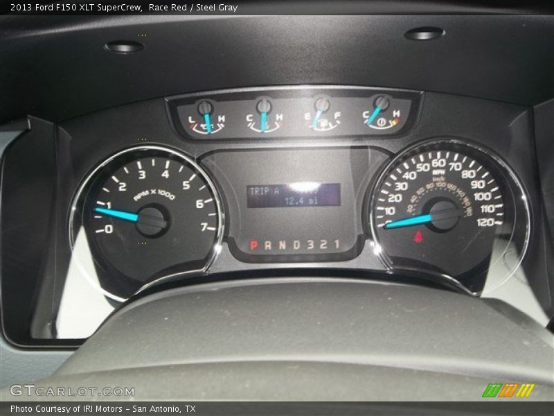 Race Red / Steel Gray 2013 Ford F150 XLT SuperCrew