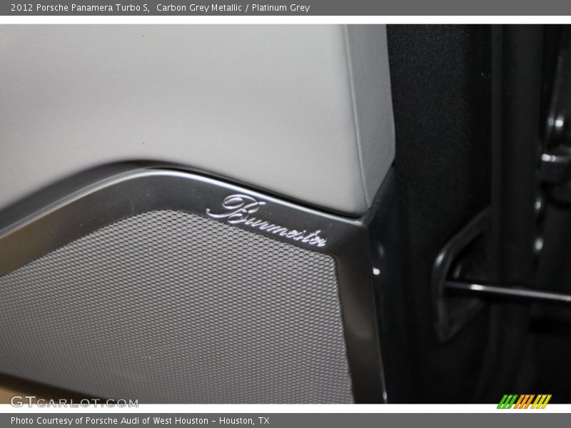 Audio System of 2012 Panamera Turbo S