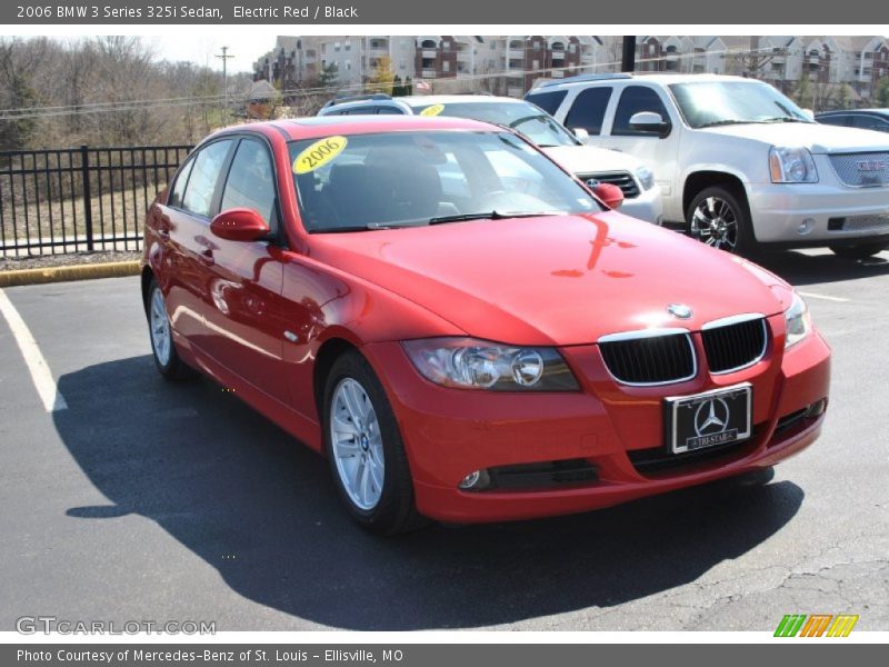 Electric Red / Black 2006 BMW 3 Series 325i Sedan