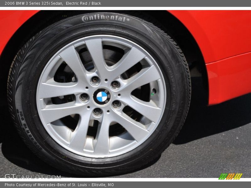 Electric Red / Black 2006 BMW 3 Series 325i Sedan