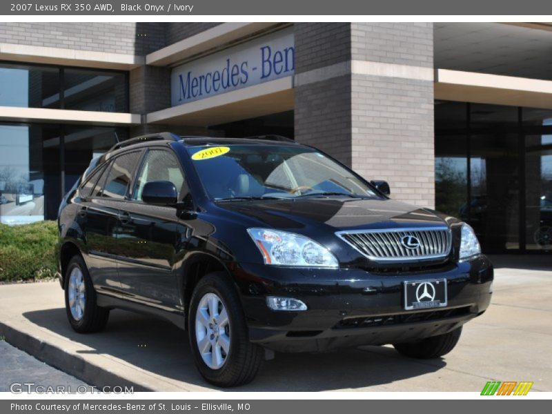 Black Onyx / Ivory 2007 Lexus RX 350 AWD