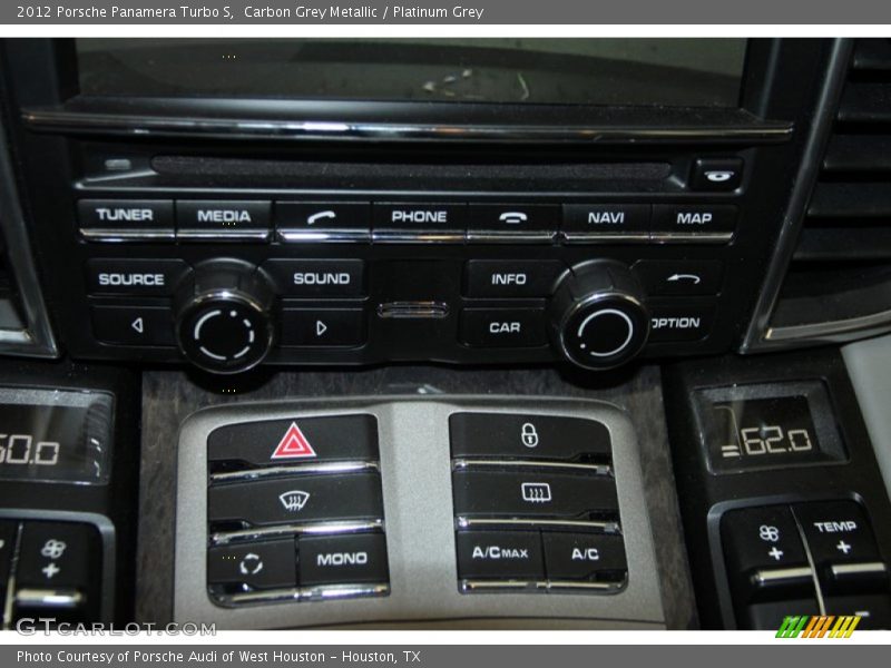 Controls of 2012 Panamera Turbo S