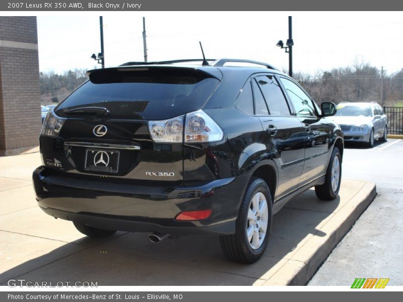 Black Onyx / Ivory 2007 Lexus RX 350 AWD
