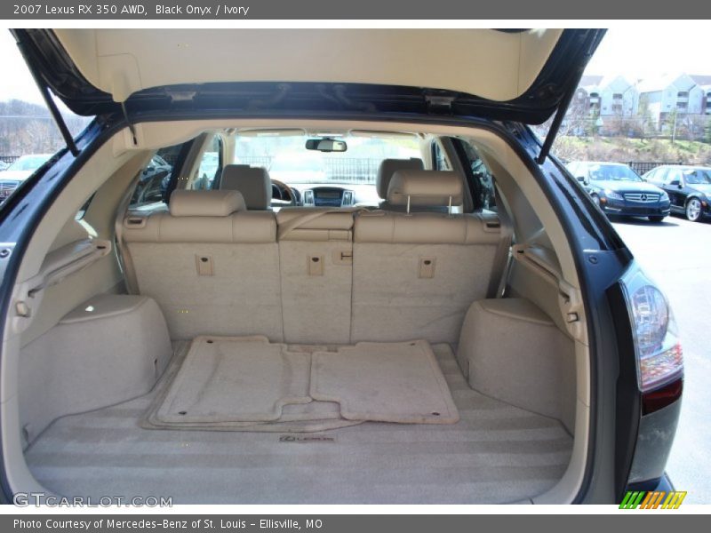 Black Onyx / Ivory 2007 Lexus RX 350 AWD