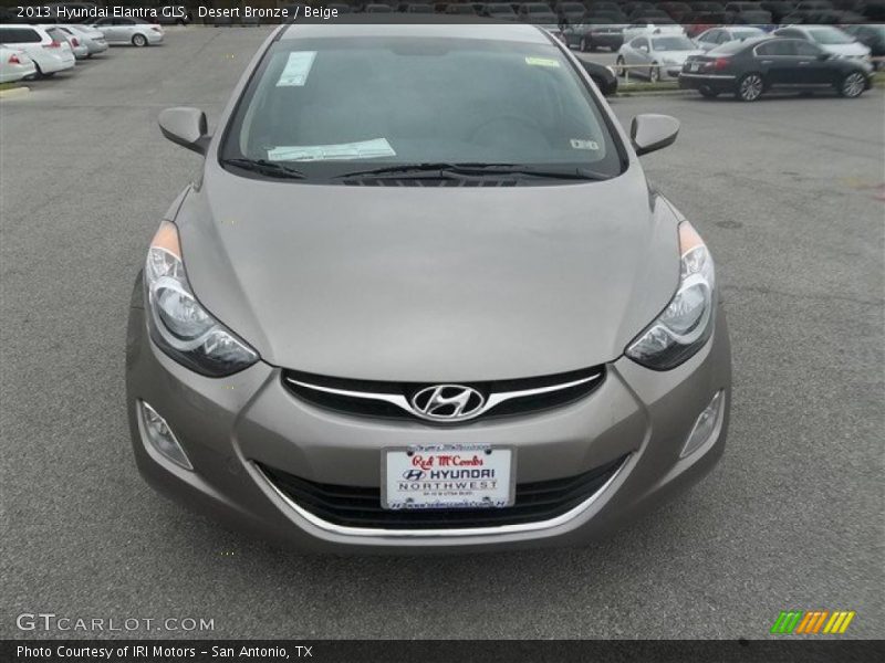 Desert Bronze / Beige 2013 Hyundai Elantra GLS