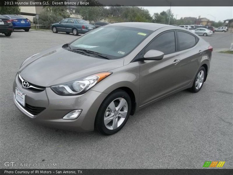 Desert Bronze / Beige 2013 Hyundai Elantra GLS