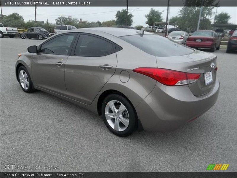 Desert Bronze / Beige 2013 Hyundai Elantra GLS