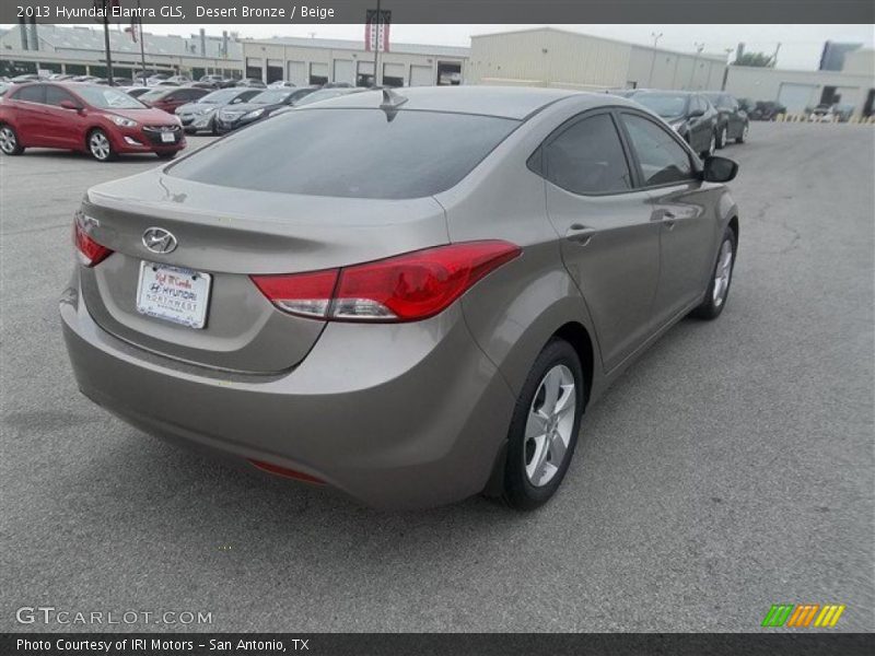 Desert Bronze / Beige 2013 Hyundai Elantra GLS