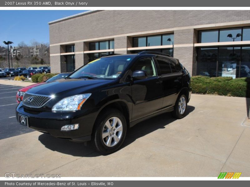 Black Onyx / Ivory 2007 Lexus RX 350 AWD