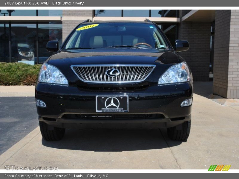 Black Onyx / Ivory 2007 Lexus RX 350 AWD