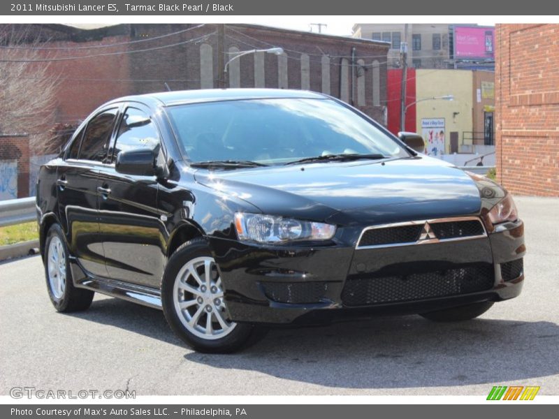 Tarmac Black Pearl / Black 2011 Mitsubishi Lancer ES