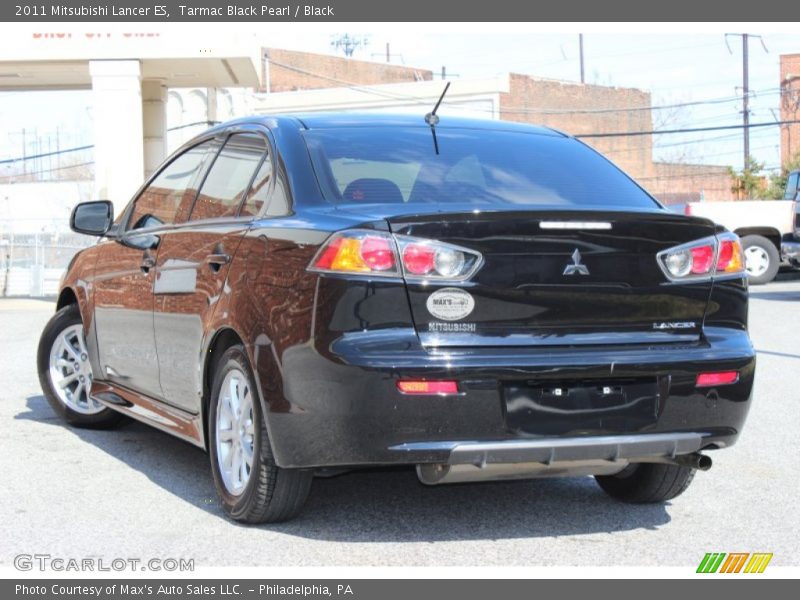 Tarmac Black Pearl / Black 2011 Mitsubishi Lancer ES