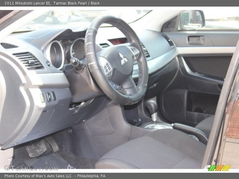 Tarmac Black Pearl / Black 2011 Mitsubishi Lancer ES