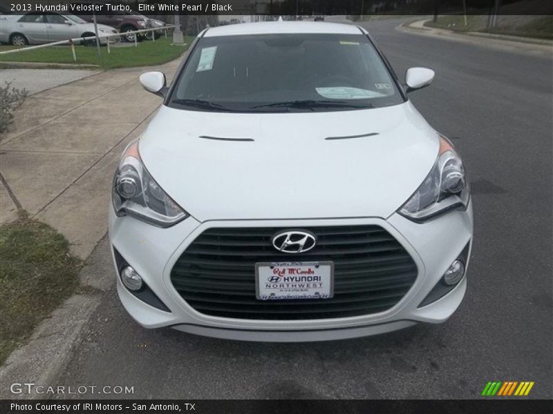Elite White Pearl / Black 2013 Hyundai Veloster Turbo