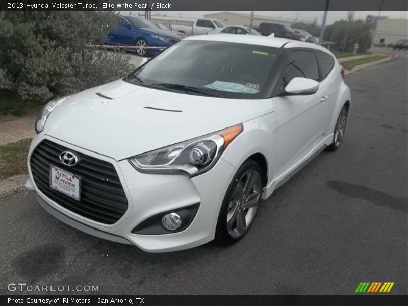 Elite White Pearl / Black 2013 Hyundai Veloster Turbo