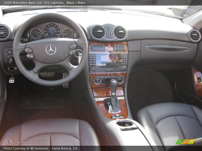 Black / Black 2009 Mercedes-Benz CLK 350 Cabriolet