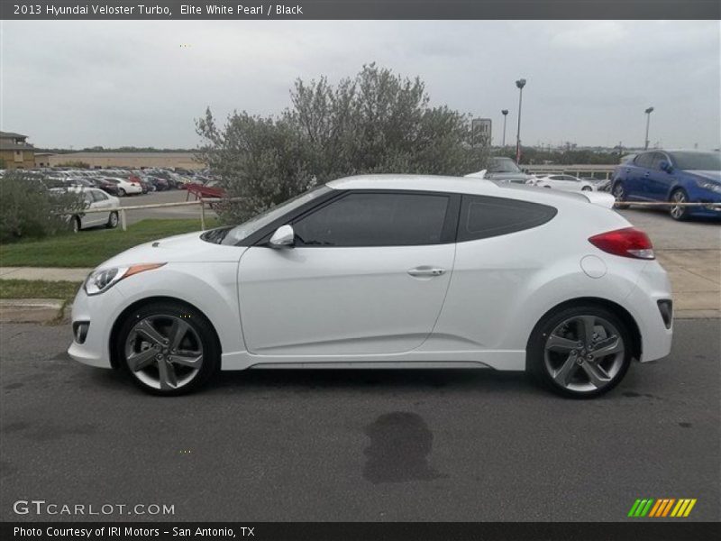Elite White Pearl / Black 2013 Hyundai Veloster Turbo
