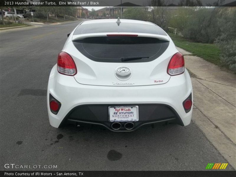Elite White Pearl / Black 2013 Hyundai Veloster Turbo