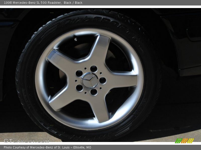 Black / Black 1998 Mercedes-Benz SL 500 Roadster
