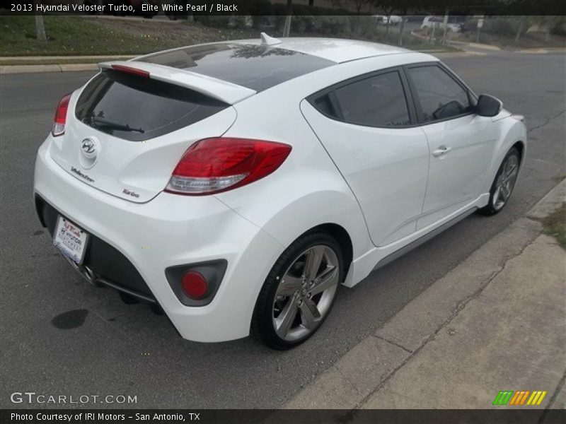 Elite White Pearl / Black 2013 Hyundai Veloster Turbo